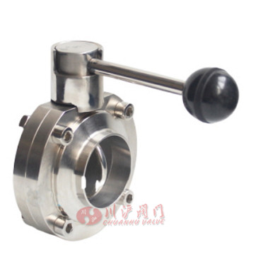 手動衛生級焊接蝶閥