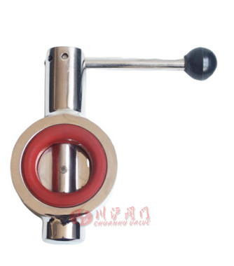 手動衛生級對夾蝶閥